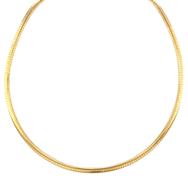 Gold omega necklace 45 cm 14 karat
