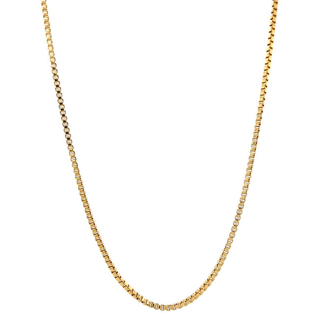 Gouden lengtecollier venetiaan 71 cm 14 karaat
