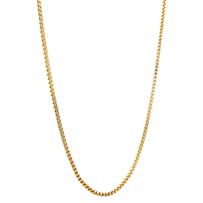 Goldene Venezianerkette 71 cm 14 Karat