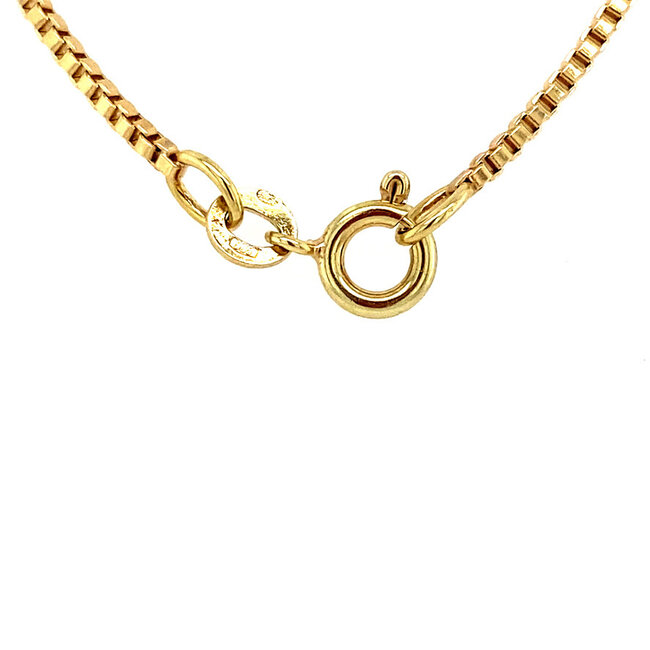 Goldene Venezianerkette 71 cm 14 Karat