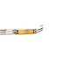 Goldarmband Bicolor 19 cm 14 Karat