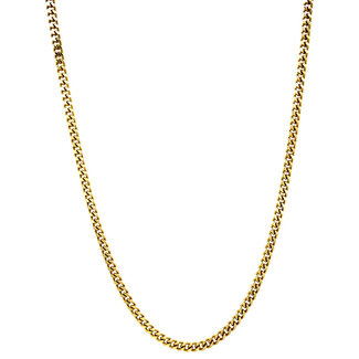 Goldene Gourmet-Halskette 46 cm 14 Karat