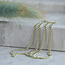 Gold gourmet necklace 46 cm 14 carat