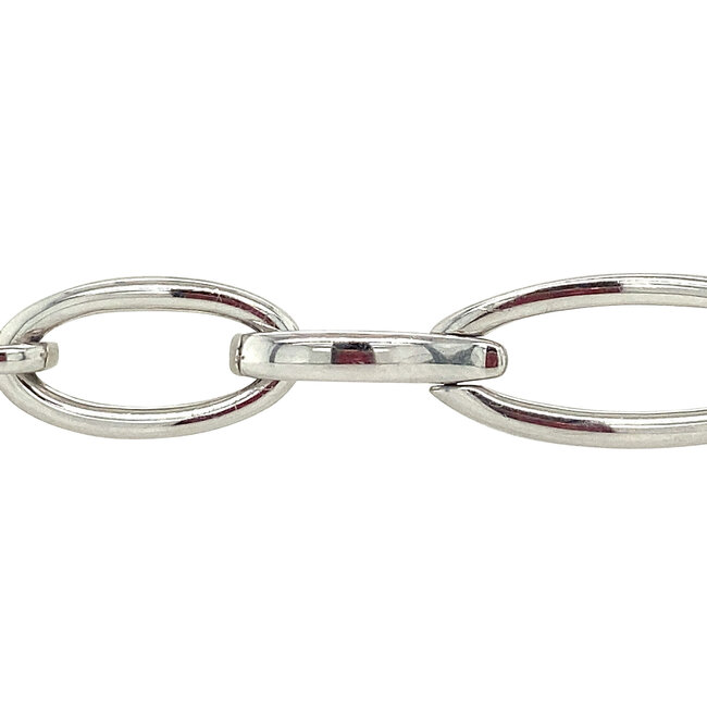 Witgouden armband met diamant 14 karaat* nieuw