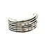 Witgouden ring met diamant 18 karaat