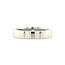 White gold ring with peridot and diamond 14 kt