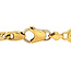 Gouden armband dubbele anker 19 cm 18 karaat