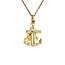 Gouden hanger geloof, hoop en liefde 14 krt