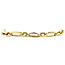 Gouden closed for ever armaband 19.5 cm 14 krt
