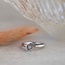 White gold ring with diamond 14 crt