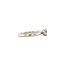 White gold ring with diamond 14 karat