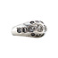 Witgouden ring met diamant 18 karaat