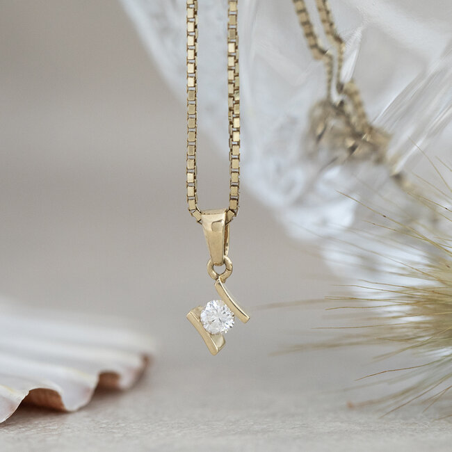 Gouden lengtecollier venetiaan 44-48 cm 14 karaat