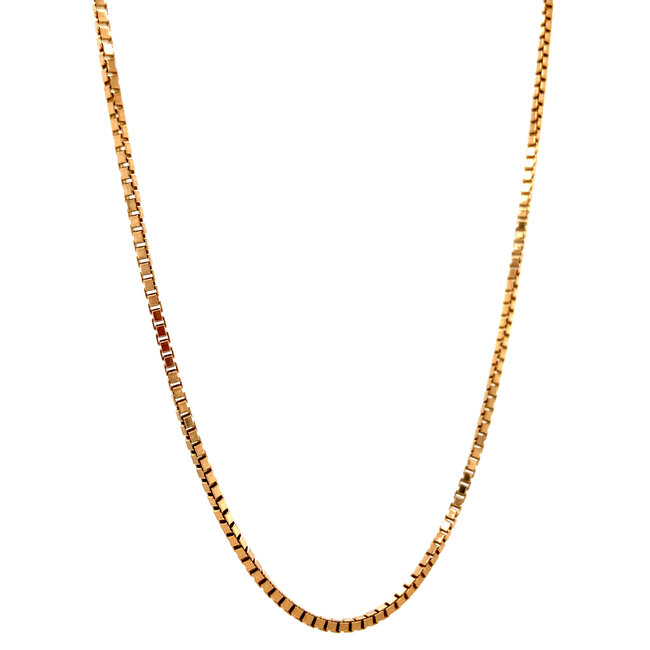 Gouden lengtecollier venetiaan 44-48 cm 14 karaat