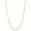 Gouden lengtecollier fantasie 42 cm 14 karaat