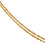 Gouden lengtecollier fantasie 42 cm 14 karaat