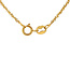 Gouden lengtecollier fantasie 42 cm 14 karaat