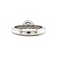 Weißgoldener Ring mit Zirkonia von Blush 14 kt