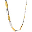 Goldener Choker Bicolor 14 Karat