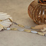 Gold choker bicolour 14 karat