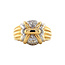 Gouden ring met diamant 18 karaat
