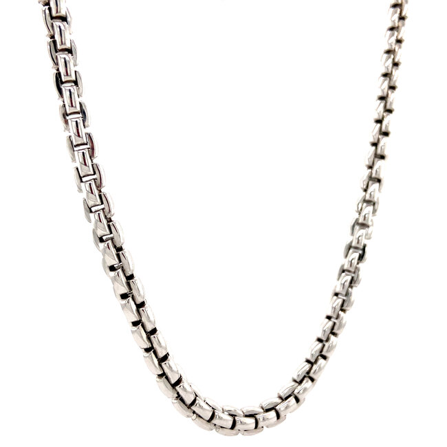 White gold choker 45.5 cm 18 karat