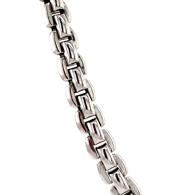 White gold choker 45.5 cm 18 karat