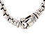 Weißgoldhalsband 45,5 cm 18 Karat