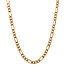 Gold Figaro necklace 70.5 cm 14 karat
