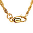 Gouden koord collier 62.5 cm 18 krt