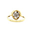 Gold ring with 14 carat diamond