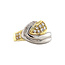 Gold ring with 14 carat diamond