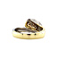 Gold ring with 14 carat diamond
