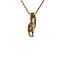 Gold pendant with diamond from Jeunesse 14 kt