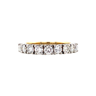 Gouden memoire ring met diamant 14 karaat* nieuw