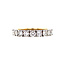 Gold memoire ring with 14 carat diamond* new