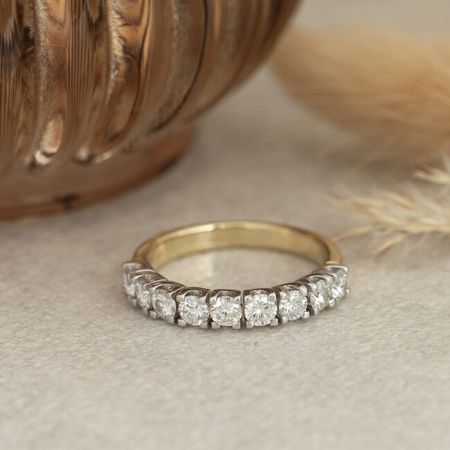 Goldenes Memoirenring mit Diamant 14 Karat* neu