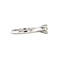 White gold solitaire ring with diamond 0.50ct. 18 karat