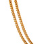 Goldener Fuchsschwanz-Collier 42 cm 14 Karat