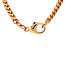 Goldener Fuchsschwanz-Collier 42 cm 14 Karat