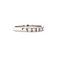 White gold memoire ring with 14 carat diamond* new