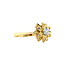 Goldener Ring mit Diamant 18 kt