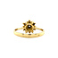Goldener Ring mit Diamant 18 kt