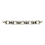 Witgouden armband met diamant 18 cm 14 krt