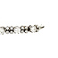 Witgouden armband met diamant 18 cm 14 krt