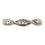 White gold bracelet with diamond 14 kt