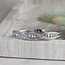White gold bracelet with diamond 14 kt