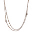 Weißgoldener Anker-Choker mit Diamant 41,5 cm 18 Karat