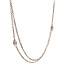 Weißgoldener Anker-Choker mit Diamant 41,5 cm 18 Karat