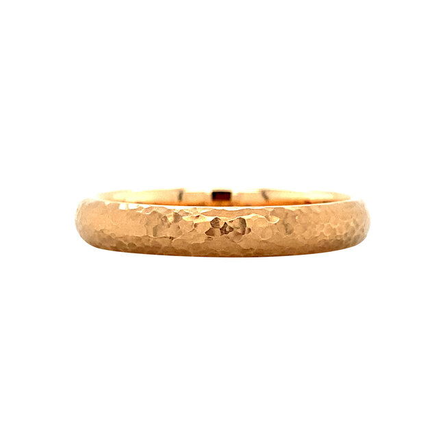 Rose gold wedding ring 18 karat